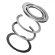 Підставка для мобільного Baseus Halo Series Foldable Metal Ring Stand（Single-ring）Silver (SUCH000012) - изображение 7