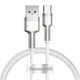 Кабель Baseus Cafule Series Metal Data Cable USB to Type-C 66W 1m White (CAKF000102) - изображение 1