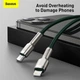 Кабель Baseus Cafule Series Metal Data Cable Type-C to iP PD 20W 1m Green (CATLJK-A06) - изображение 12