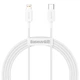 Кабель Baseus Superior Series Fast Charging Data Cable Type-C to iP PD 20W 1.5m White (CATLYS-B02) - изображение 1