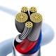 Кабель Baseus Jelly Liquid Silica Gel Fast Charging Data Cable Type-C to iP 20W 2m Blue (CAGD020103) - изображение 4