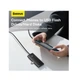 USB-хаб Baseus Lite Series 4-Port Type-C HUB Adapter (Type-C to USB 3.0*4 ) 1m Black (WKQX030401) - изображение 11