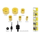 Набір свердел корончастих Trotec HSS Bi-metal Set (6215001351) - зображення 4
