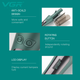 Стайлер-плойка для автоматичної завивки волосся VGR V-583 LCD display/Green (00000009031) - зображення 10
