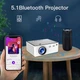 Мультимедийный Видеопроектор Ilimpid, 5G WiFi Bluetooth-проектор Full HD 1080P Белый - изображение 2