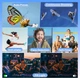 Цифровая камера 4K для фотографии, двухфункциональная камера с двойной линзой Черный - изображение 6