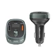 Автомобільний FM-трансмітер Vention PD 54W 2USB 1Type-C (C+A+A) LED/USB Flash/Bluetooth Black (FFLB0) - зображення 3