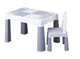 Комплект дитячих меблів (стіл, стілець) Tega Baby Multifun Grey-White (MF-001-106) - зображення 1