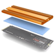 Радиатор охлаждения Teucer для SSD M.2 NVMe 2280 для PS5 PC ноутбука золотистый - изображение 1