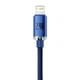 Кабель Baseus Crystal Shine USB - Lightning (M/M), 2.4A, 2 м Blue (CAJY000103) - изображение 7