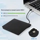 Внешний привод дисковод AMMTOO CD-DVD USB 3.0/DVD-R DVD-RW Black - изображение 6