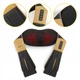 Накидка-массажер 4FIZJO Shiatsu Ultra+ для шеи и спины, аккумуляторный Black/Gold (P-5907739319081) - изображение 4