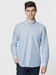 Рубашка хлопковая мужская Arber Linen Shirt 2 AN 05.14.10 38-39 Голубая (ARB9099415670008) - изображение 1