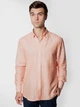 Рубашка хлопковая мужская Arber Linen Shirt 1 AN 05.18.10 41-42 Оранжевая (ARB9099416550002) - изображение 1