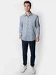 Сорочка бавовняна чоловіча Arber Slim Fit AN 05.25.10 38-39 Блакитна (ARB9099417470002) - зображення 4