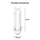 Мини вентилятор портативный 3 в 1 ручной с аккумулятором 2000 mAh USB с фонариком и PowerBank аккумуляторный для девочек Multifunctional MINI Fan Белый - изображение 11