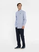 Рубашка хлопковая мужская Arber Custom Fit Bd F05.02.06.411 40 Синяя (ARB9100358950000) - изображение 6