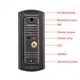 Домофон Intercom WJ724RC9 Цветной Видеозвонок с картой памяти - изображение 3