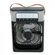 Настільний вентилятор з функцією зволоження повітря 4в1 Air Cooler Fan USB, Чорний портативний вентилятор (1010573-Black) - зображення 3