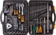 Набор инструментов Mastertool PROFI ¼"&⅜"&½"&TORX 121 шт 4-13 мм 9-19 мм 20-32 мм Е8-Е20 CrV50BV30 противоударный кейс 78-5121 - изображение 2
