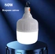 Портативная LED Лампа-фонарь для кемпинга 80 Вт с аккумулятором 5В/1А с подзарядкой через USB 3 режима света - изображение 1