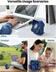 Вентилятор TOPK K51 USB (8.5cm, 3 скорости, USB 5V 1m, 5W, 360град.) dark-blue - изображение 5