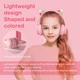 Ігрові бездротові навушники Onikuma B90 Gaming CAT з LED RGB підсвічуванням Pink - зображення 6