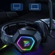 Ігрові дротові навушники Onikuma K10 з мікрофоном та LED RGB підсвічуванням геймерська гарнітура Black - зображення 11