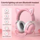 Игровые беспроводные наушники Onikuma B20 с микрофоном и LED RGB подсветкой геймерская гарнитура Pink - изображение 9