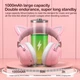 Игровые беспроводные наушники Onikuma B20 с микрофоном и LED RGB подсветкой геймерская гарнитура Pink - изображение 11