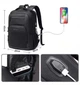 Городской рюкзак Bange BG-1921 c USB портом Multi-function backpack для ноутбука 15.6" водонепроницаемая сумка для мужчин и женщин Черный - изображение 9