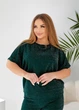 Жіночий костюм з люрексом 552446 Зелений 50 - зображення 3