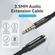 Кабель Vention Audio 3.5 мм 1 м Black Metal Type, 4 pin, з підтримкою мікрофона, стерео (BHCBF) - зображення 5