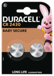 Спеціальна літієва батарейка типу «таблетка» Duracell 2430 3V, (CR2430), 2 шт. в упаковці (7091711) - изображение 2