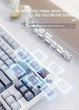 Бездротова механічна Клавіатура Attack Shark K86+наліпки укр розкладки, Bluetooth/2,4g з міні-дисплеєм та поворотною кнопкою гучності, Hot-Swap, RGB-підсвічування - зображення 12