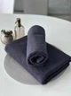 Комплект махрових рушників Ideal Textile 50х90 та 70х140 см 450 г\м2 графітовий - зображення 3