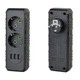 Сетевой тройник удлинитель с заземлением f102 black 2 розетки 3usb 1а 2500w 10a 110 250v max blister - изображение 2
