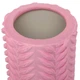 Ролер масажний для рук та ніг ролик мфр Grid Line Roller Zelart 9374 довжина 33см Pink - зображення 7