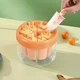 Кругла форма для морозива ICE CREAM MOLD на 8 порцій помаранчевий - зображення 3
