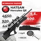 Пневматична гвинтівка PCP Hatsan Hercules Bully QE (4.5мм, 44 Дж) з оптичним прицілом з насосом з чехлом з кулями - зображення 1