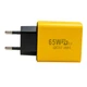 Сетевое зарядное устройство адаптер 65W USB, 2 TYPE-C блок питания для быстрой зарядки устройства - изображение 4