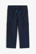 Штаны карго из твила с накладными карманами для мальчика H&M 116 см (5-6Y) темно-синий - изображение 1