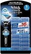 Бритвенный станок Schick Hydro 5 с держателем и 16 сменными лезвиями - изображение 3