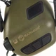 Активные защитные наушники Earmor M32 PLUS (FG) Olive с гарнитурой - изображение 2
