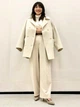 Пальто осеннее короткое женское Uniqlo 542082258 L Молочное (1159826608) - изображение 4