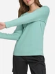 Лонгслив длинный женский Tommy Hilfiger 914171216 M Зеленый (1159818313) - изображение 5