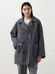 Пальто осеннее женское Uniqlo 366599595 L Серое (1159826960) - изображение 1