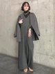 Пальто осеннее женское Uniqlo 366599595 L Серое (1159826960) - изображение 6