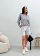 Кардиган жіночий ART KNIT ажурний сірий, S-M 035651 - зображення 2