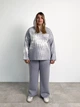 Жіночі в'язані штани вільного крою ARTKNIT M Сірий (ak35889) - зображення 8